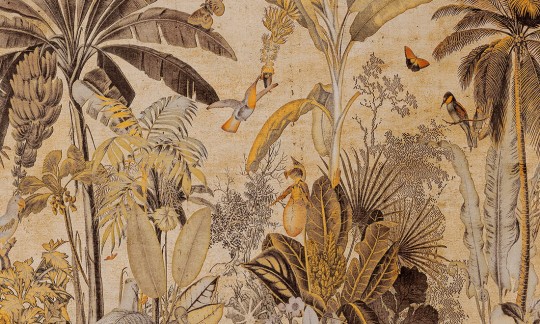 Arte 97631 Decors & Panoramiques Milk and Honey Golden Storm - mural tropikalny