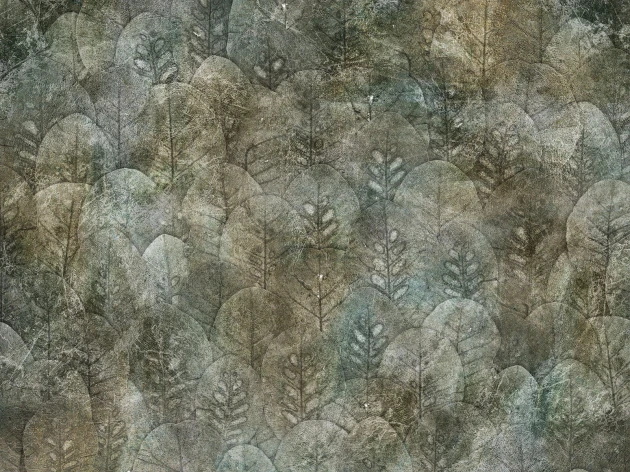 Wallcraft 410 34 2101 Iberis - mural w liście