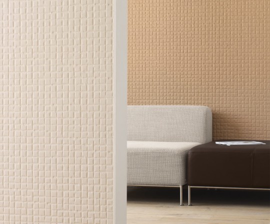 Texdecor PFYL91499106 Polyform Vinacoustic Cuir - tapeta akustyczna 3D inspirowana pikowanym wykończeniem