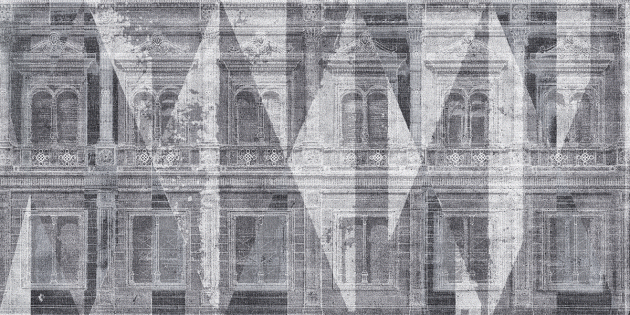 Skinwall 736D SUITE BERNINI - tapeta kamienica