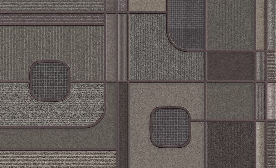 Skinwall 762C SUITE GRID 1 - tapeta geometryczna