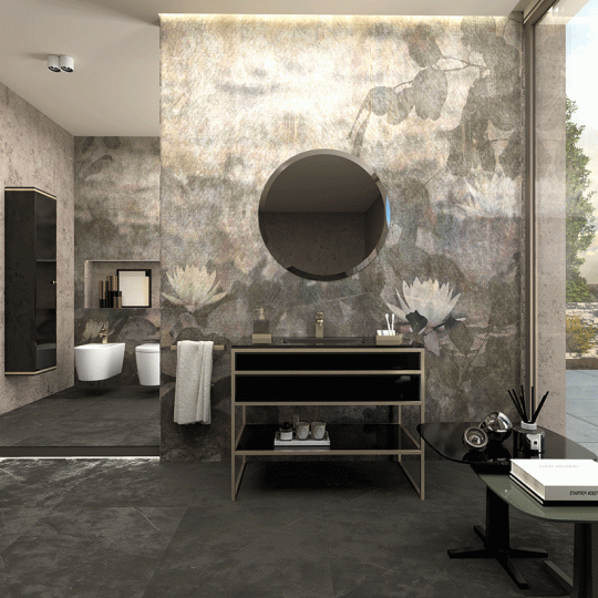 Skinwall 738B SUITE NINFEA - tapeta z jeziorem