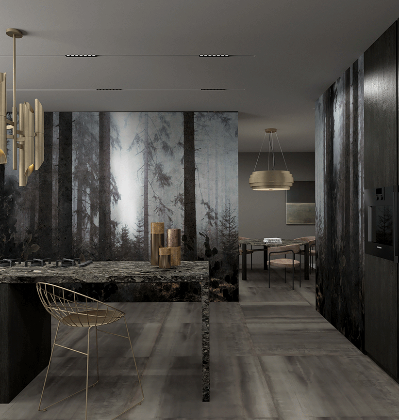 Skinwall 717 SUITE SOUND OF SILENCE  - tapeta z lasem