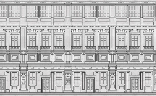 Skinwall 723B SUITE UFFIZI PALACE - tapeta architektoniczna