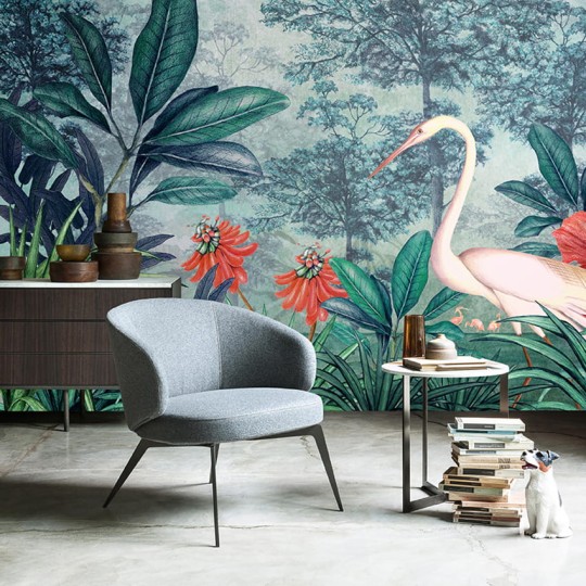 Skinwall 89 ANIMAL ATTITUDE PEACE - tapeta z żurawiem