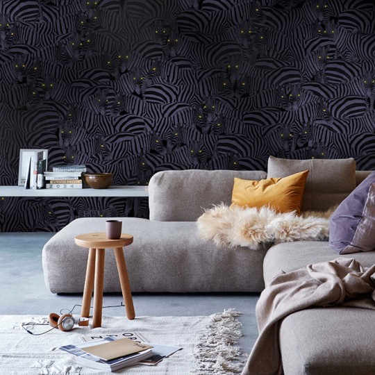 Skinwall 106 ANIMAL ATTITUDE STRIPED - tapeta z zebrami