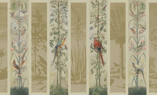 Skinwall 109 ANIMAL ATTITUDE TROPICALIA - tapeta z papugami