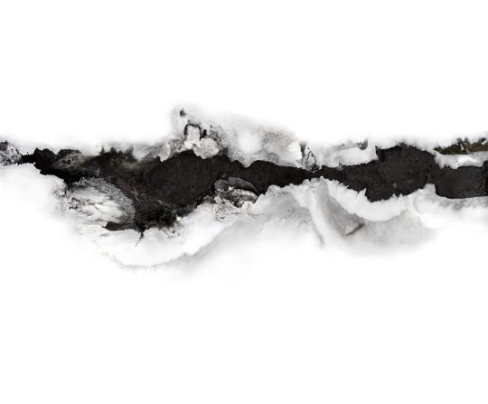 Rebel Walls R18471 Linda Vagnelind River Graphite - mural z czarną rzeką