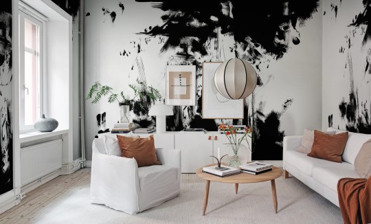 Rebel Walls R18261 Linda Vagnelind Structure Graphite - mural artystyczny