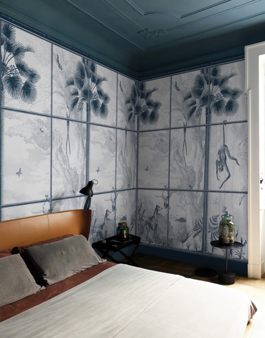 Wall & Deco Suonare Stella La Gabbia 03 - mural egzotyczny