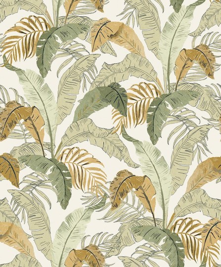 Zoom LOT004 Lotus Botanic Topiara - tapeta w liście