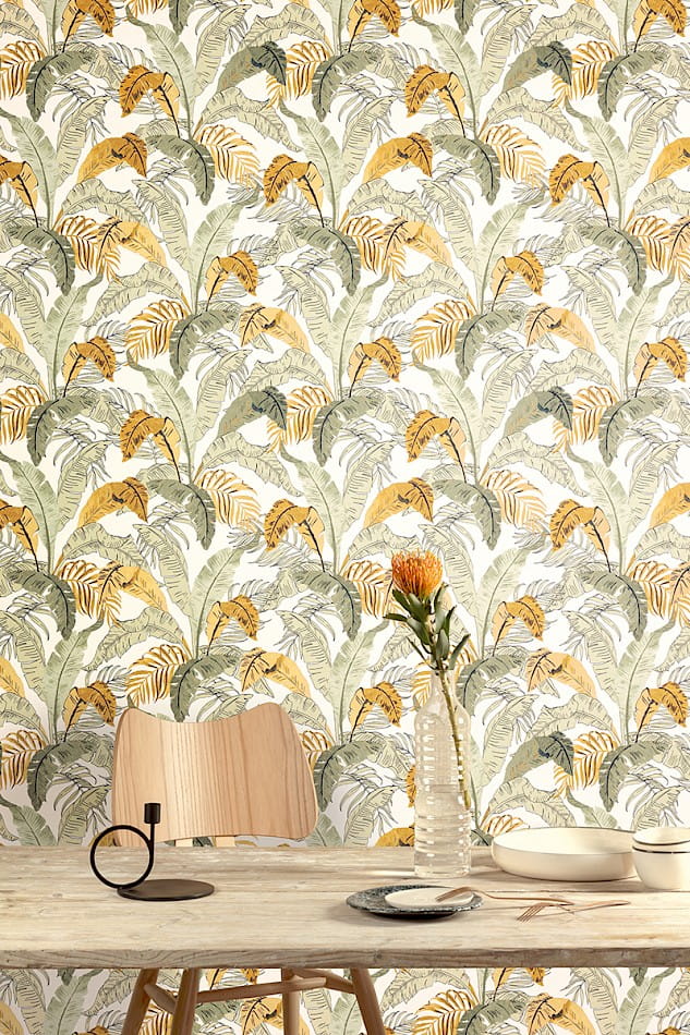 Zoom LOT004 Lotus Botanic Topiara - tapeta w liście