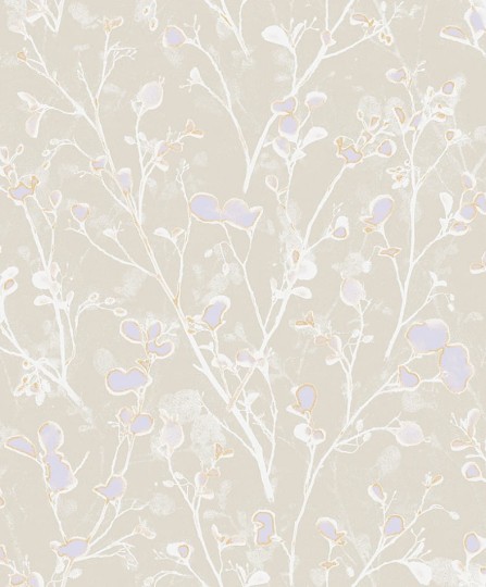 Zoom LOT405 Lotus Alder Pastel - tapeta w kwiat olchy