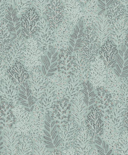 Zoom HAP702 Be Happy Leafy Meadow - tapeta dziecięca w liście