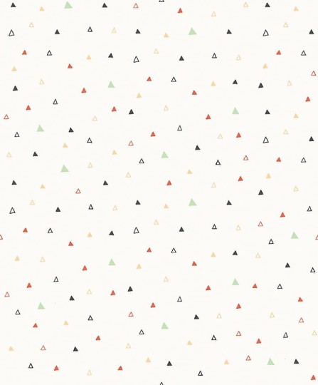 Zoom HAP802 Be Happy Spots Coral - tapeta dziecięca w kropki