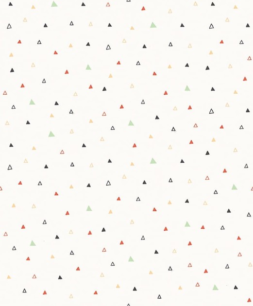 Zoom HAP802 Be Happy Spots Coral - tapeta dziecięca w kropki