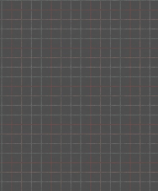 Zoom HAP902 Be Happy Squares Coral - tapeta dziecięca w kratkę