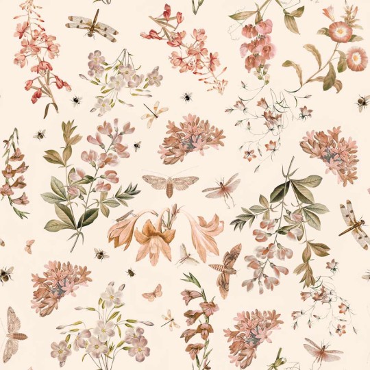 Dekornik DEKO.TAP.188 Botanical Stories 2 Wesoły Sad - dziecięca tapeta w kwiaty