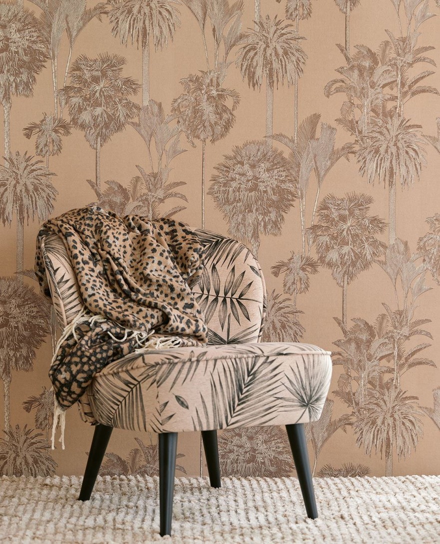 Eijffinger 317323 Oasis - tapeta w tropikalne drzewa