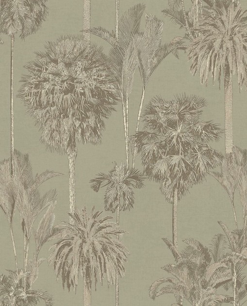 Eijffinger 317324 Oasis - tapeta w tropikalne drzewa