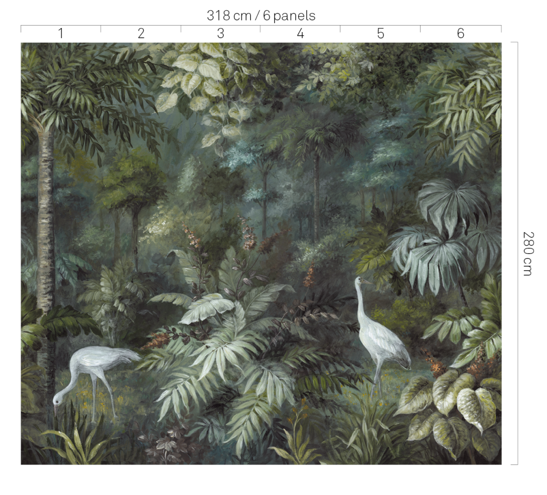 Eijffinger 317408 Oasis - mural egzotyczny
