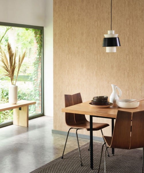 Casadeco 85992336 Woods Meleze - tapeta imitująca modrzew