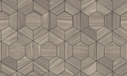 Arte Ligna 42030 Hive - tapeta drewniane heksagony