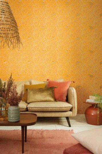 Caselio 101592900 Mystery Wisdom - tapeta w liście i słonie