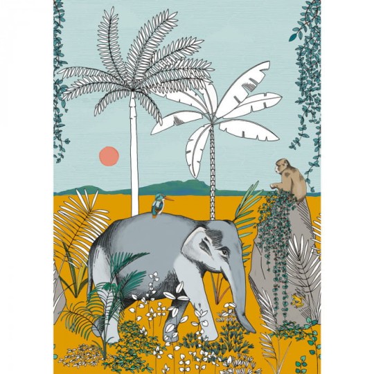 Caselio 101652107 Mystery Secret Trip - mural z bajkowym krajobrazem