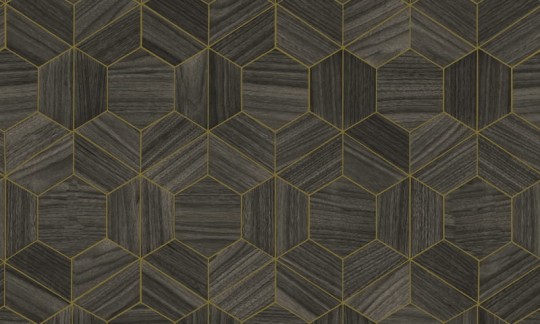 Arte Ligna 42035 Hive - tapeta drewniane heksagony