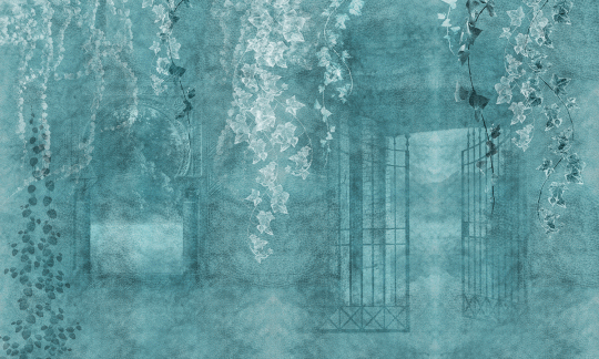 Skinwall 124B PEEKING NATURE TRANSITION - tapeta brama