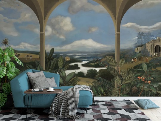 Skinwall 92B PEEKING NATURE AFRICA  - tapeta Afryka