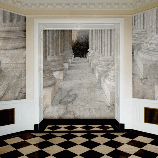 Skinwall 128 ARTS IN THE PAST ANCIENT COLUMNS - tapeta z filarami