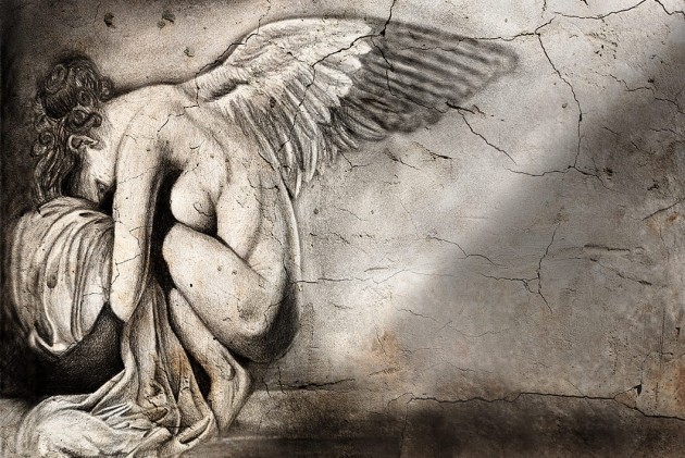 Skinwall 79A ARTS IN THE PAST SWEET ANGEL - tapeta anioł