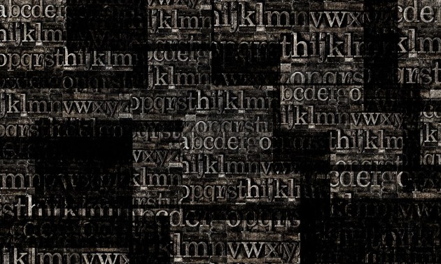 Skinwall 74B ARTS IN THE PAST TYPOGRAPHY - tapeta litery