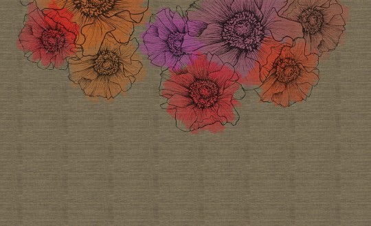 Skinwall VW4008B NATURAL BEAUTY ANIMAL BOLD BEIGE - tapeta w kwiaty