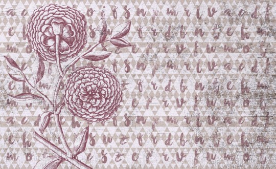 Skinwall 47B NATURAL BEAUTY DAHLIA’S MEMORIES - tapeta z kwiatami