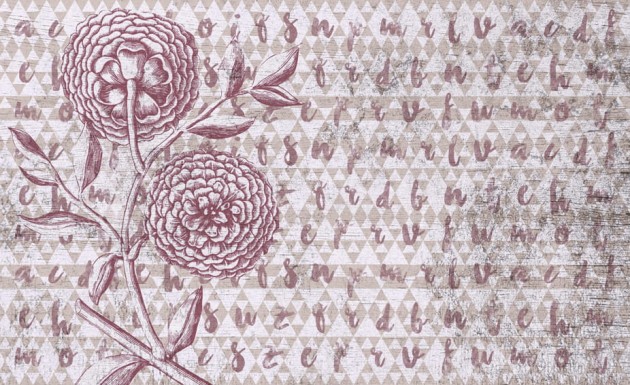 Skinwall 47B NATURAL BEAUTY DAHLIA’S MEMORIES - tapeta z kwiatami