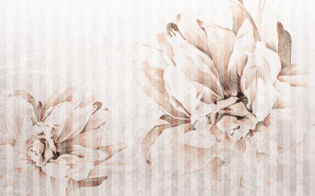 Skinwall 09A NATURAL BEAUTY DAHLIA - tapeta z kwiatami