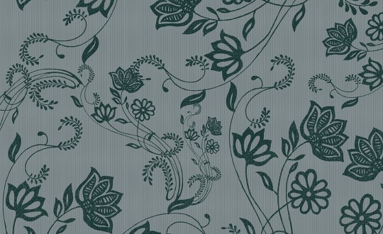 Skinwall VW4019A NATURAL BEAUTY GREY STITCH - tapeta roślinna