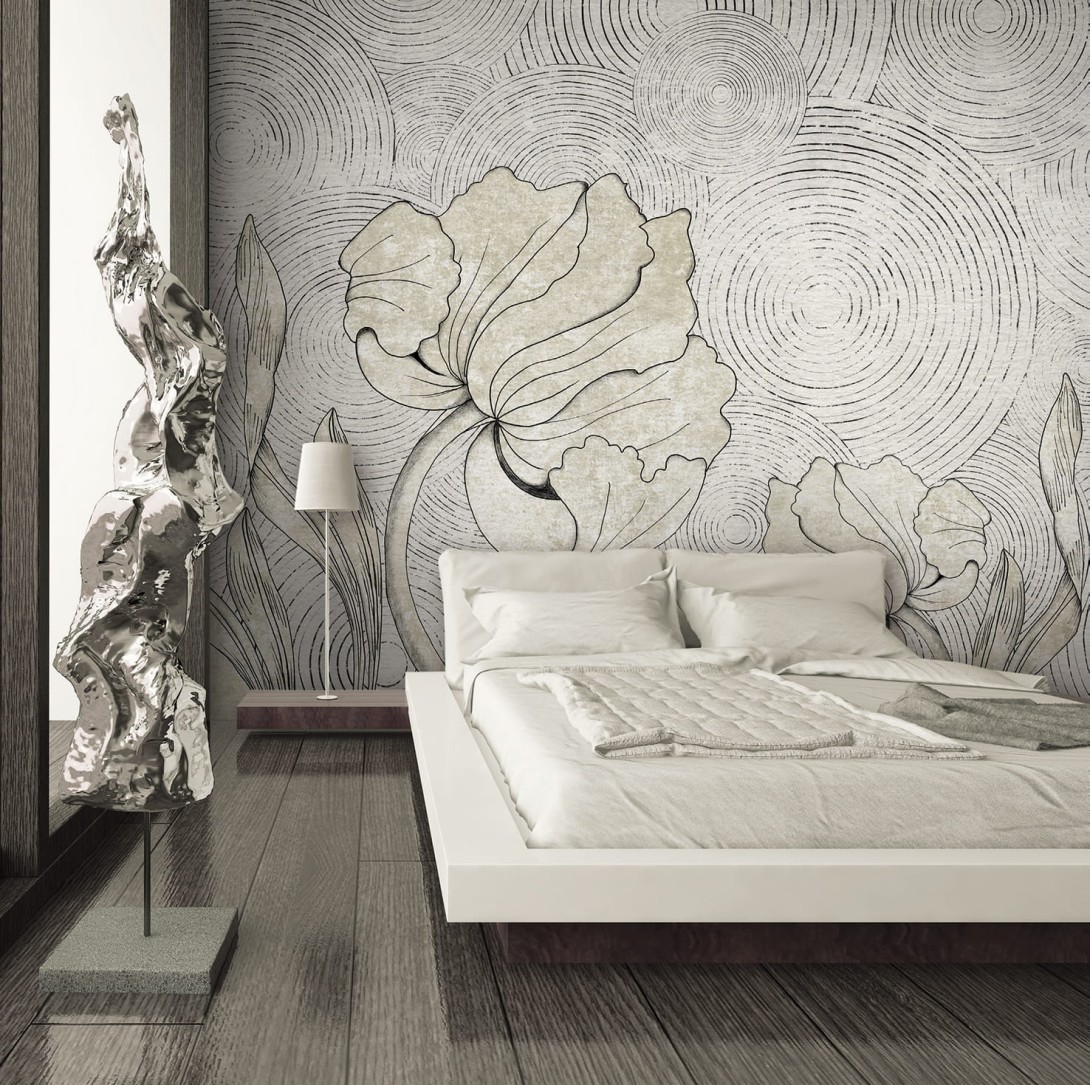 Skinwall 19 NATURAL BEAUTY IN BLOOM - tapeta z irysy