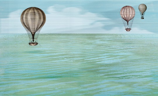 Skinwall 49 TRAVELLING MIND BALLONS D’ANTAN - tapeta z balonami