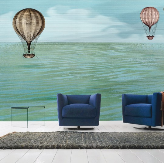 Skinwall 49 TRAVELLING MIND BALLONS D’ANTAN - tapeta z balonami