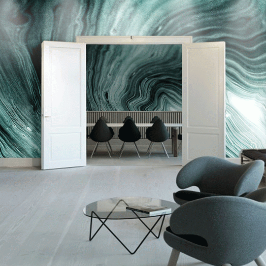 Skinwall 119 UNCONVENTIONAL SURFACES MARBLE WAVE - tapeta marmurowa