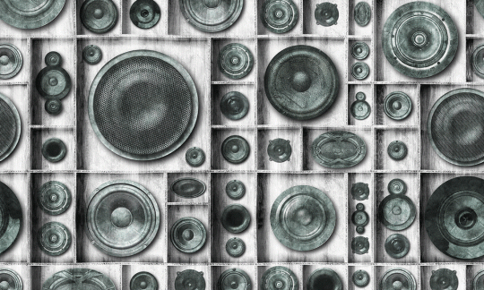 Skinwall 131B UNCONVENTIONAL SURFACES SILENCE - tapeta z głośnikami