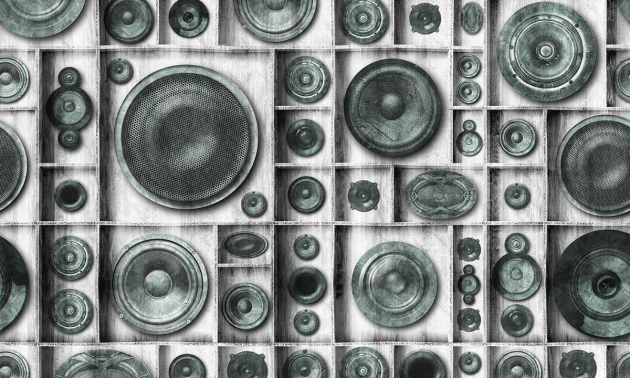 Skinwall 131B UNCONVENTIONAL SURFACES SILENCE - tapeta z głośnikami