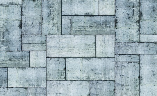 Skinwall 11B UNCONVENTIONAL SURFACES CONCRETE - tapeta z prostokątnych płyt