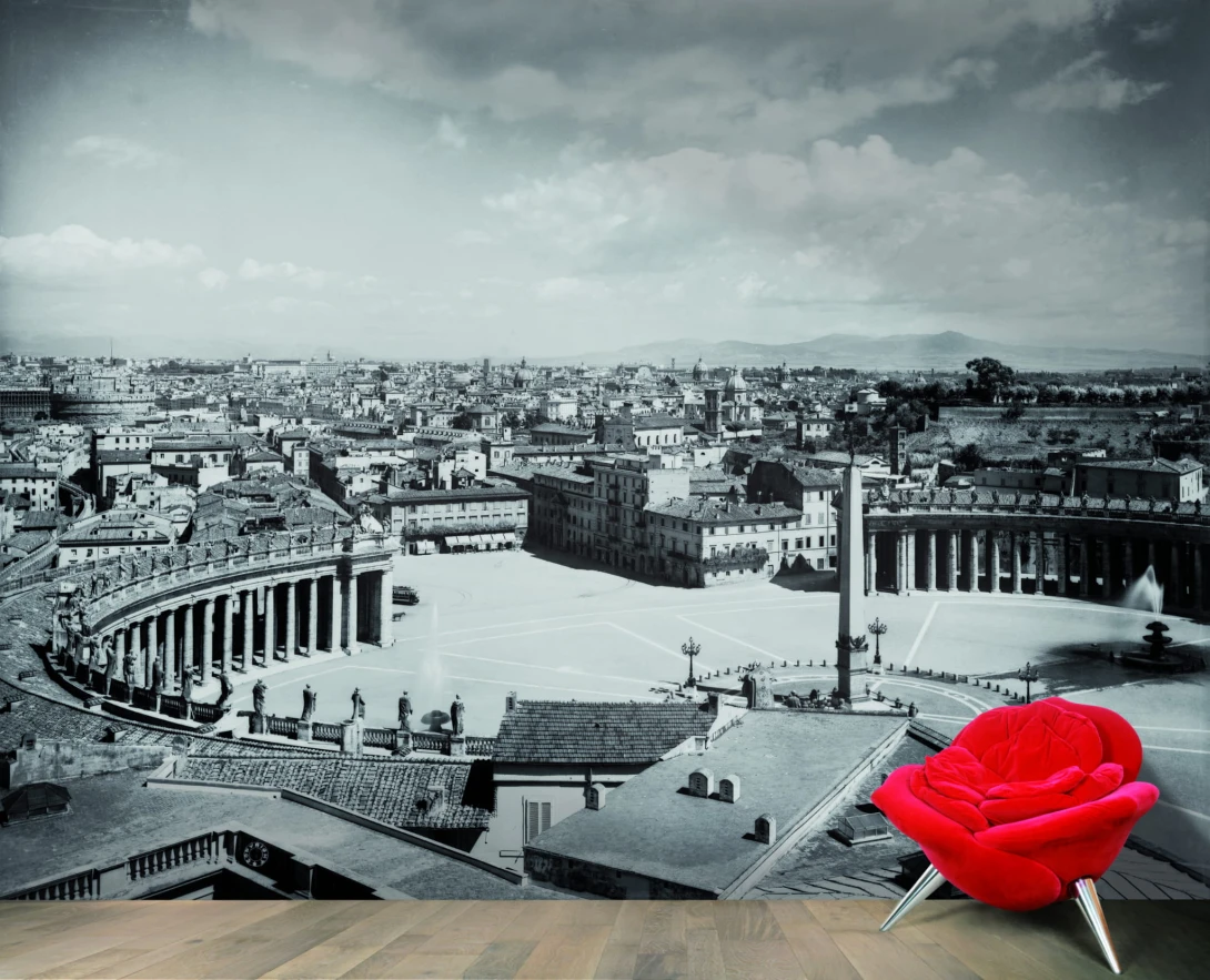 Skinwall 610 ALINARI COLLECTION ROMA – PIAZZA SAN PIETRO - tapeta plac Świętego Piotra