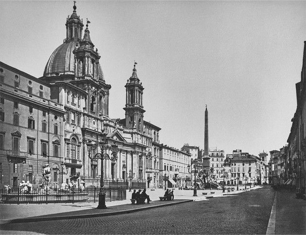 Skinwall 611 ALINARI COLLECTION ROMA – PIAZZA NAVONA - tapeta plac w Rzymie