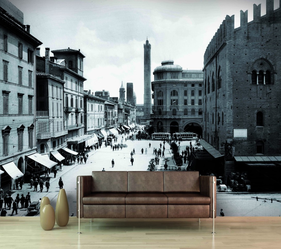 Skinwall 621 ALINARI COLLECTION BOLOGNA – TORRE DEGLI ASINELLI - tapeta Bolonia